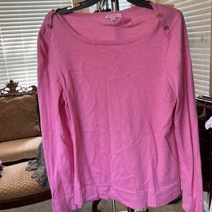 Bright Pink Lilly Pulitzer light weight sweater